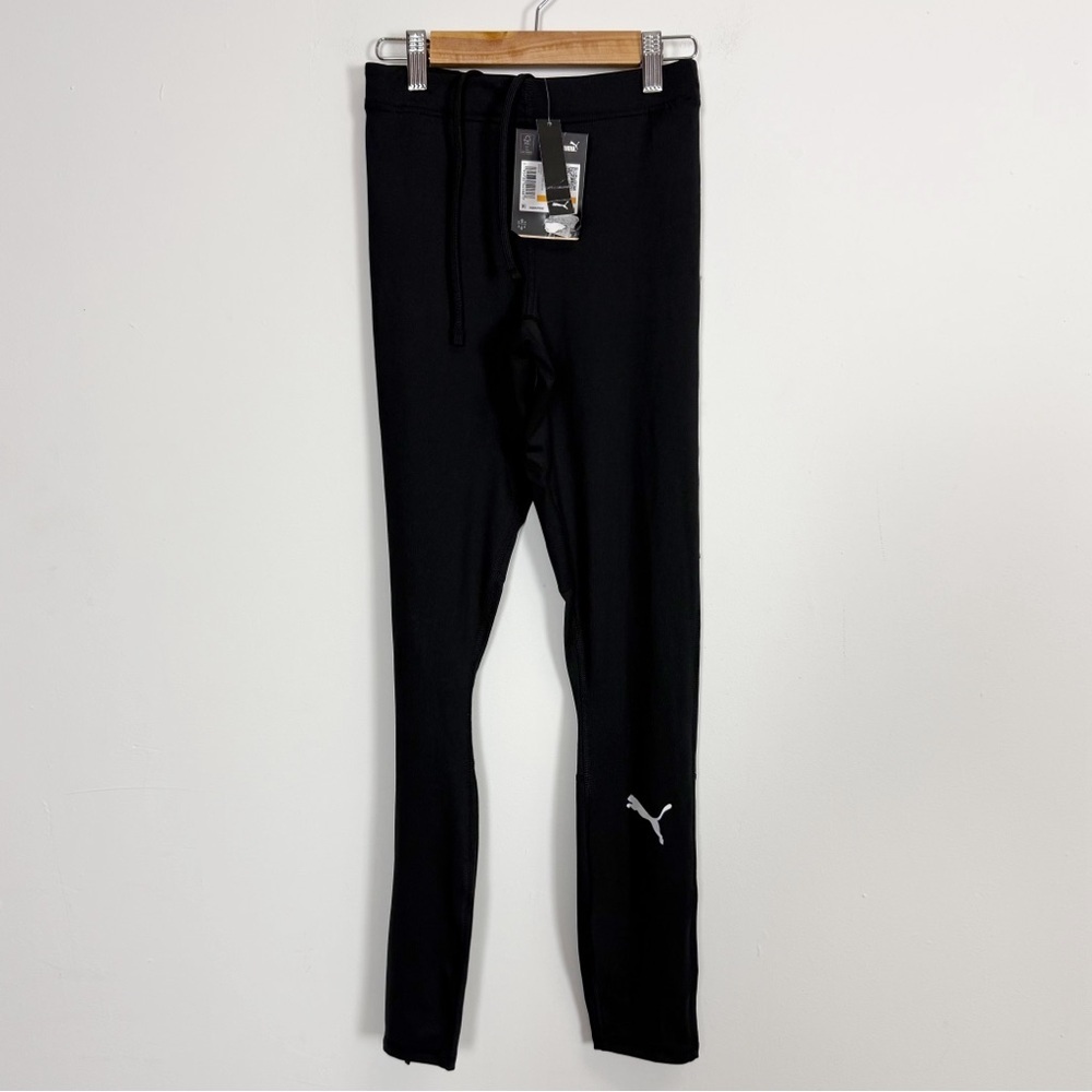 Puma Run Favorite Long Tight Mens Small Black Sports Training Jogging NWT